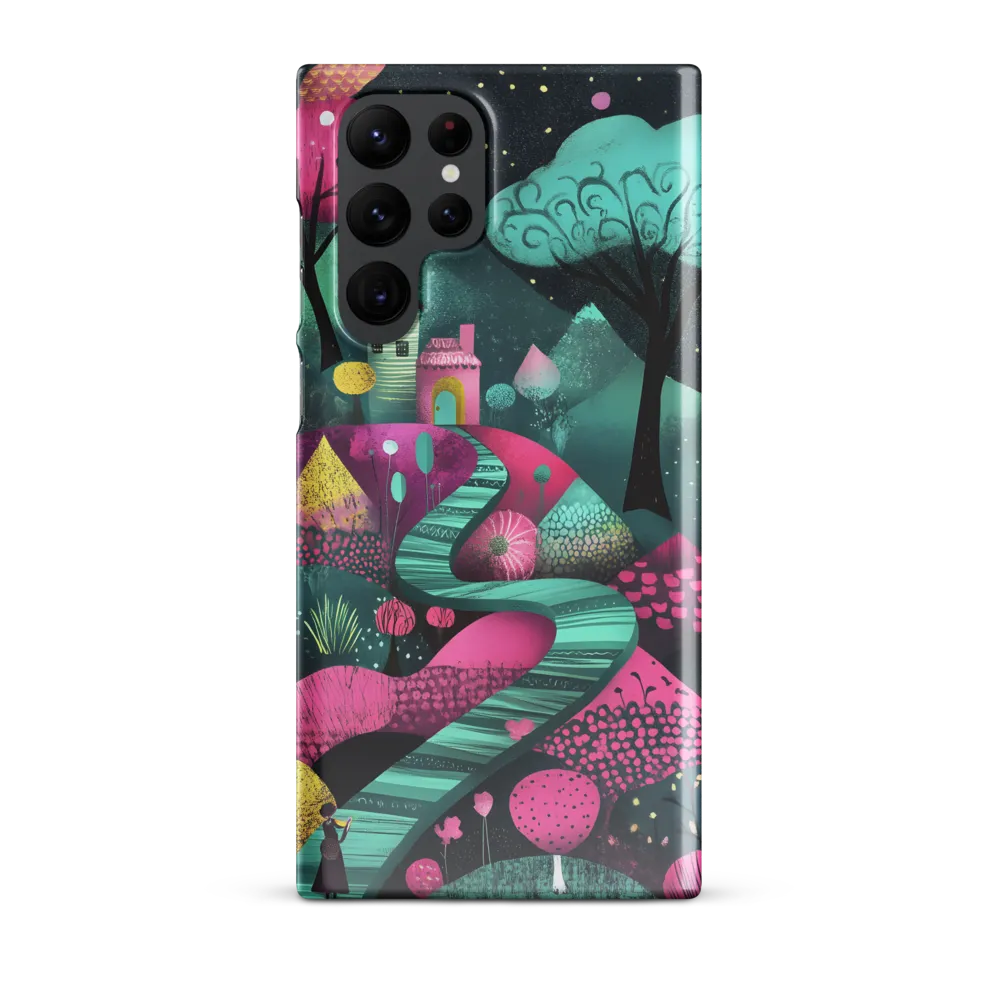 Whimsical Journey through Colorful Lands | Phone Case |  S22 Ultra | Snap Case | Glossy