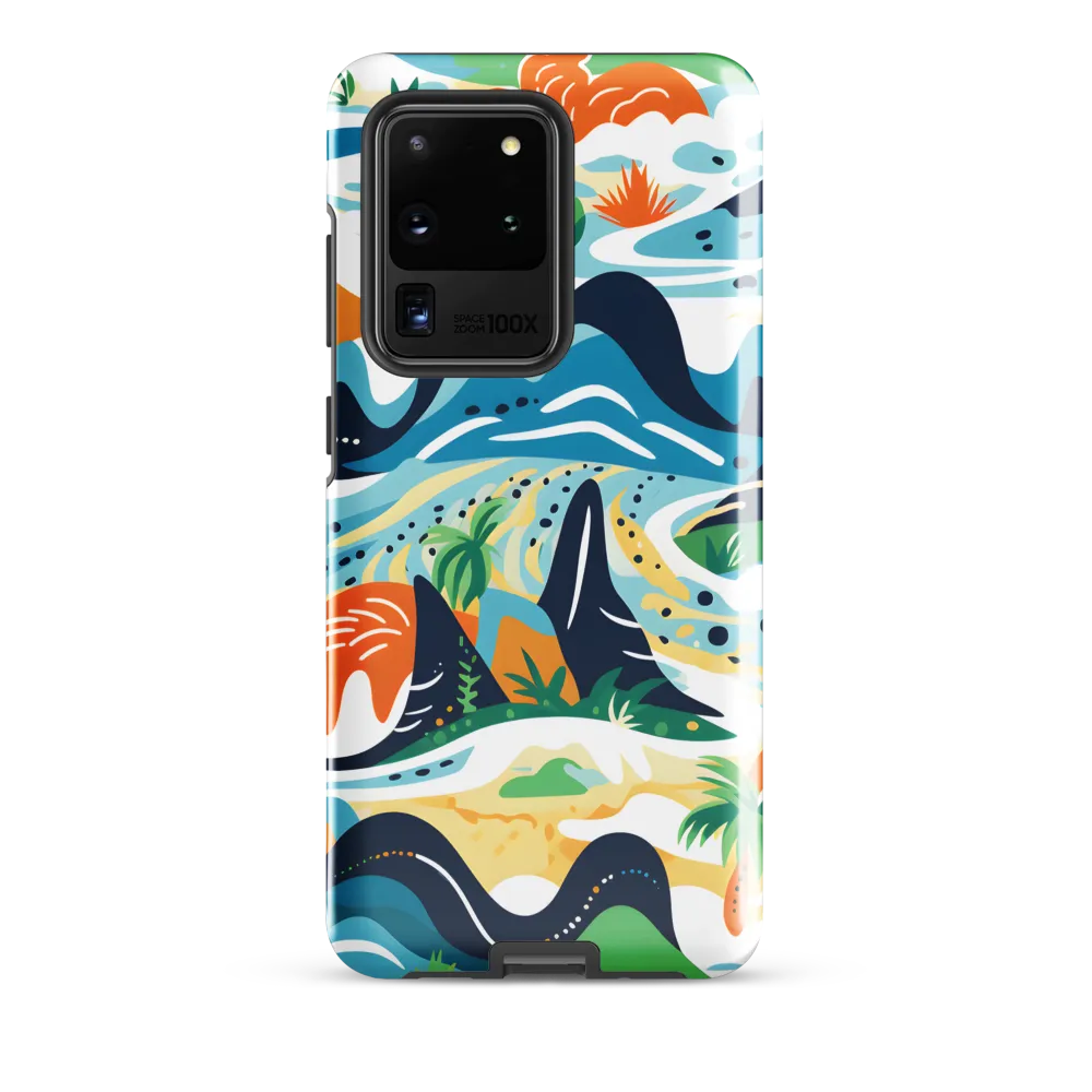Abstract Tropical Landscape