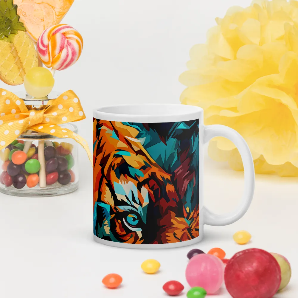 Wild Symphony: Abstract Tigers | Mugs | Multiple Sizes & Colors