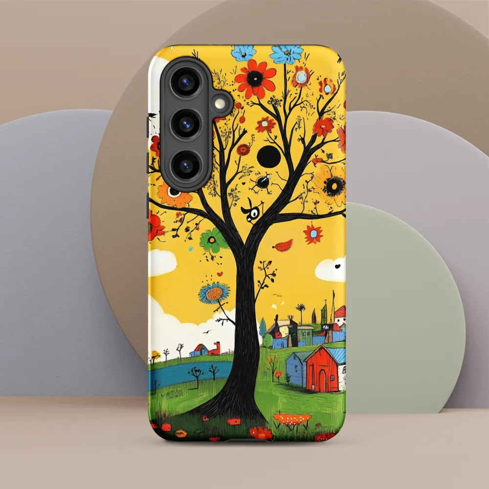 Whimsical Blooms of Life | Phone Case |  S24 Plus | Tough Case | Matte