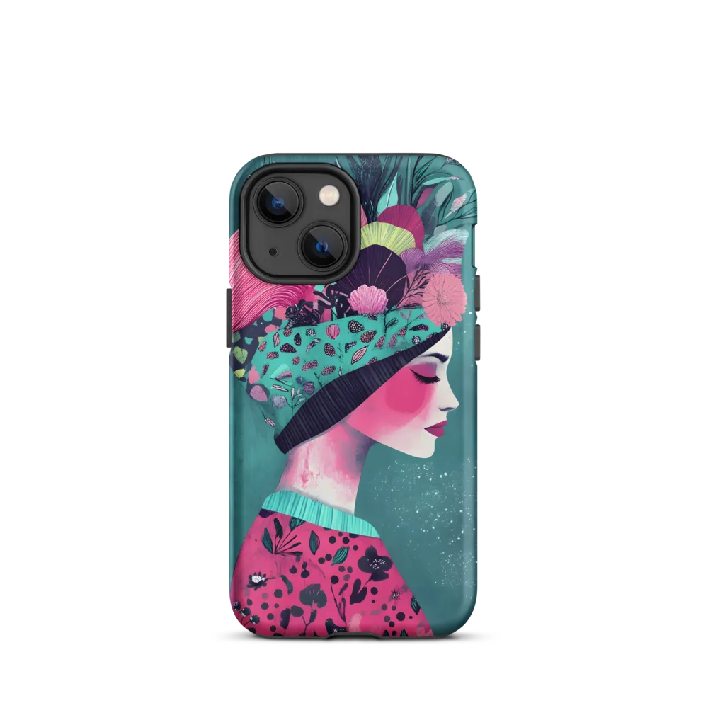 Whimsical Floral Portrait