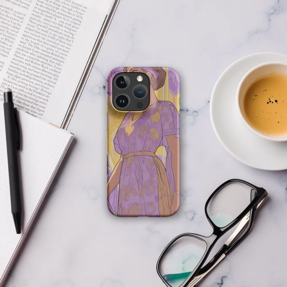 Elegance in Floral Harmony | Phone Case |  16 Pro | Snap Case | Matte