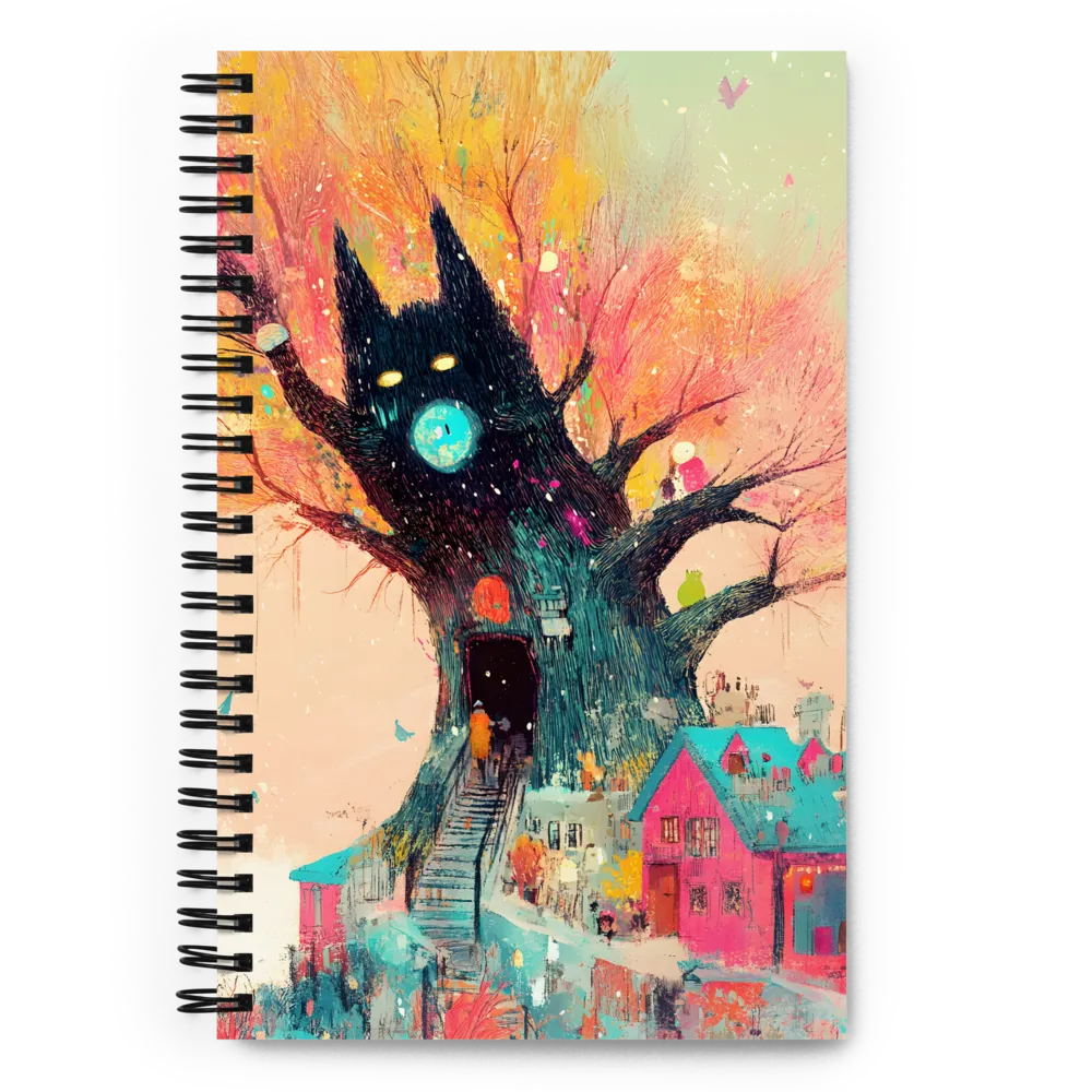 Whispers of the Enchanted Tree | Spiral Notebook