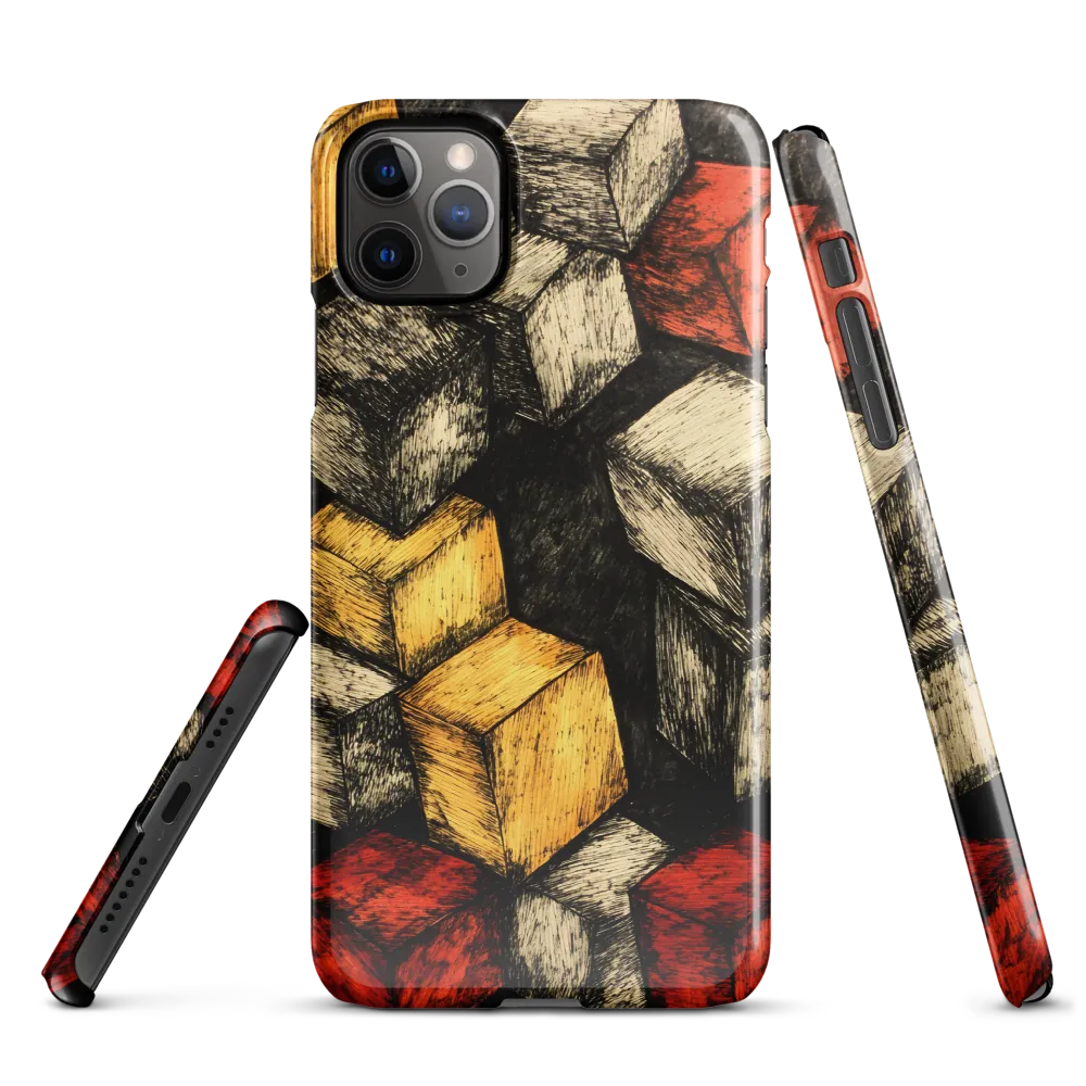 Dynamic Cubes: An Exploration in Color and Form | Phone Case |  11 Pro Max | Snap Case | Glossy