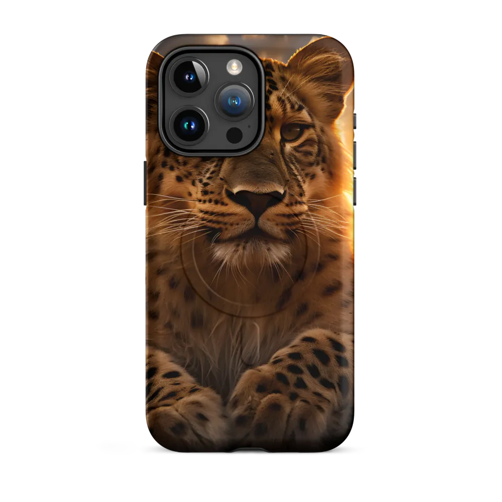 Regal Presence: The Leopard at Sunset