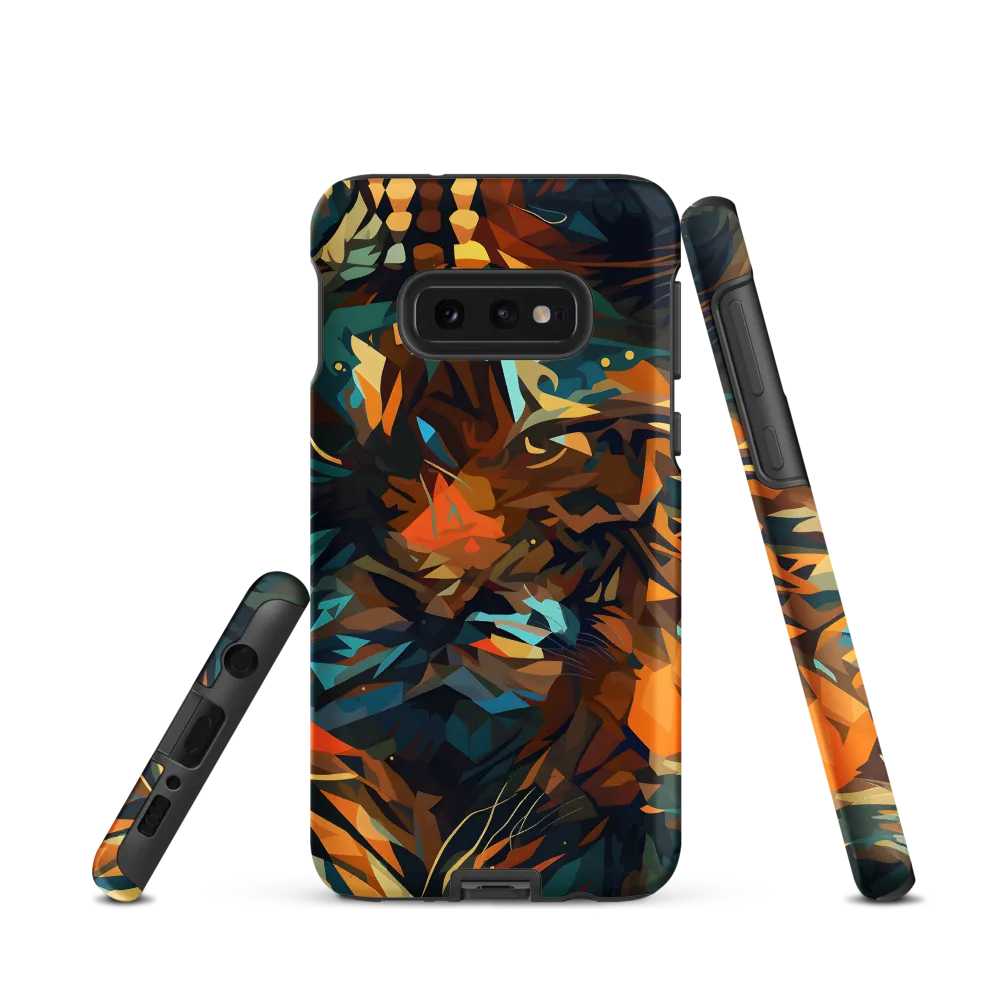 Wild Symphony: Abstract Tigers | Phone Case |  S10e | Tough Case | Matte