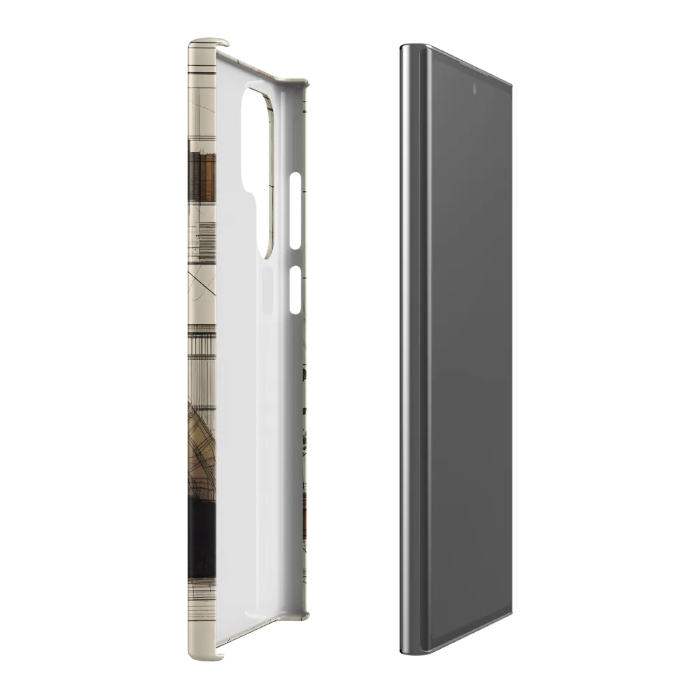 Quiet Reflections in Line | Phone Case |  S22 Ultra | Snap Case | Matte