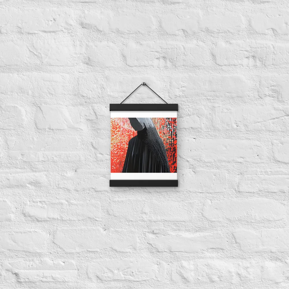 Veil of Modernity | Poster With Black Wood Hanger | 8″×10″