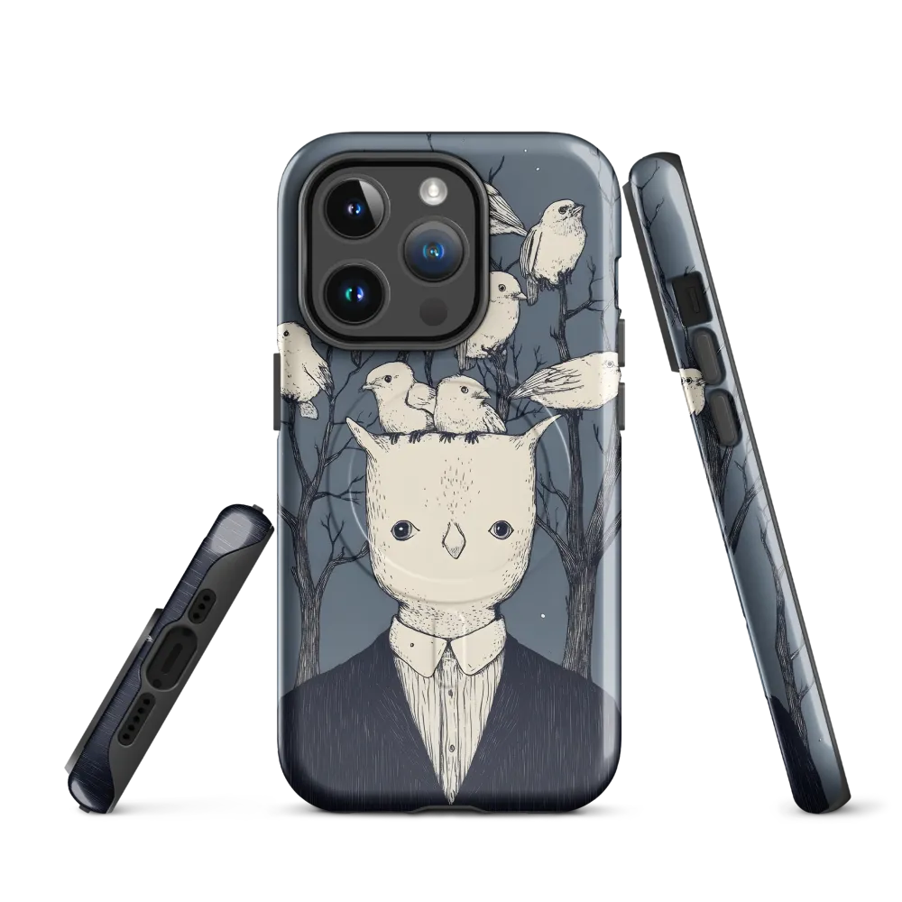 Whispers of the Avian Mind | Phone Case |  14 Pro | MagSafe® Tough Case | Glossy