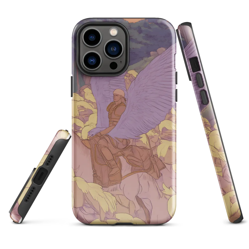 The Winged Guardian | Phone Case |  13 Pro Max | Tough Case | Glossy