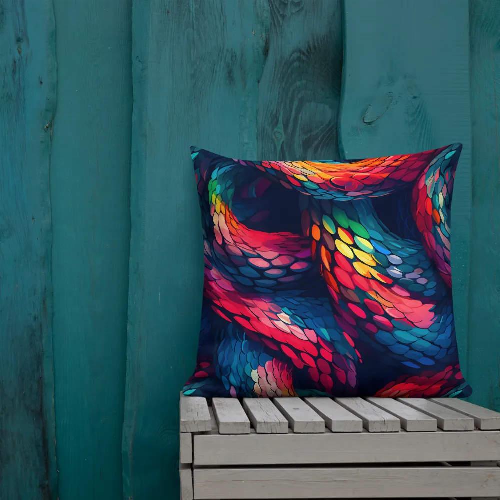 Serpentine Harmony | Pillow & Pillow Case | Multiple Sizes