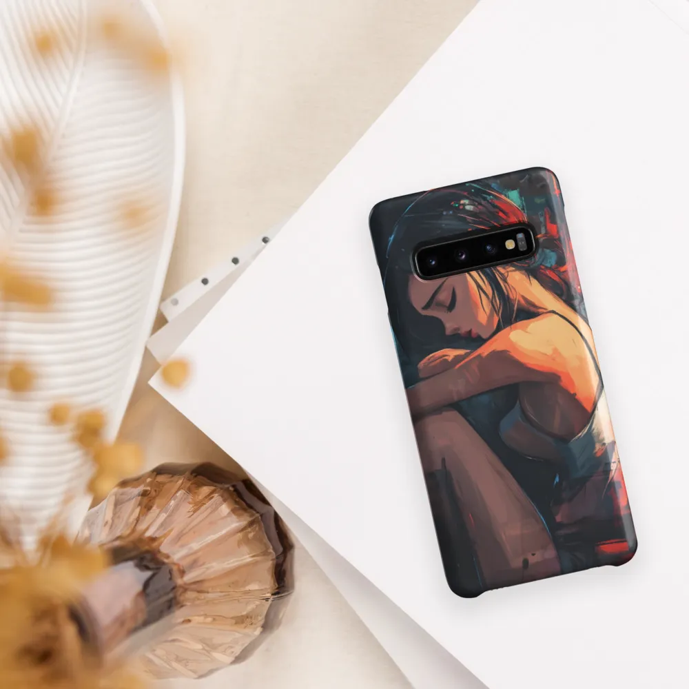 Contemplation in Color | Phone Case |  S10 | Snap Case | Matte