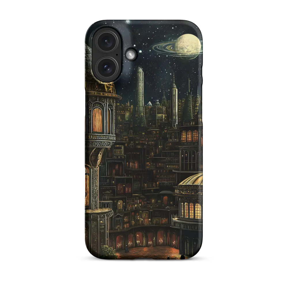 Celestial Enigma: A Surreal Cityscape