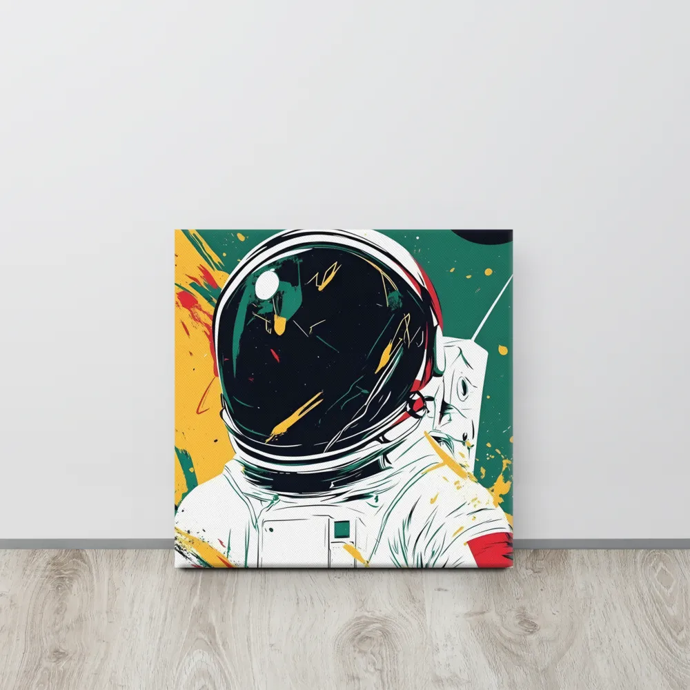 Galactic Explorer: A Modern Odyssey | Canvas | 16″×16″