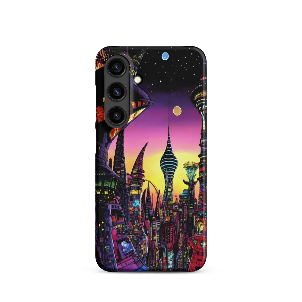 Futuristic Cityscape at Dusk