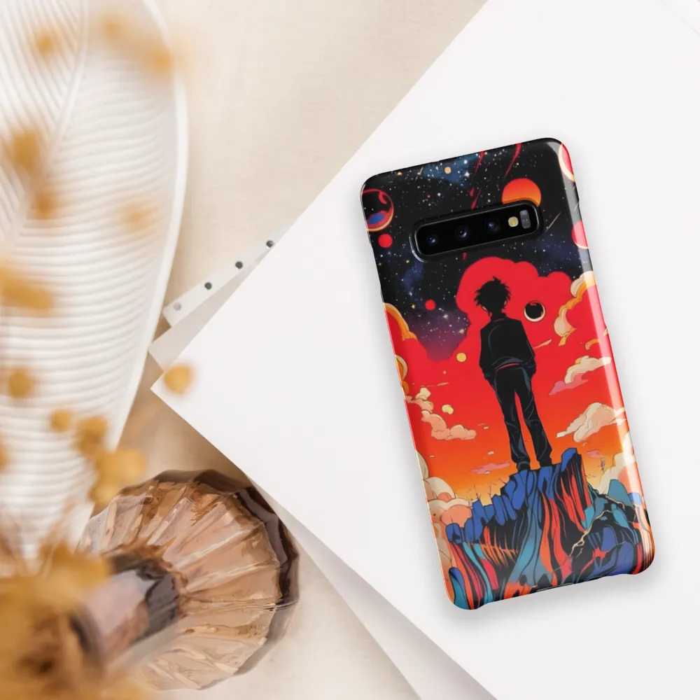 Cosmic Contemplation | Phone Case |  S10 Plus | Snap Case | Glossy