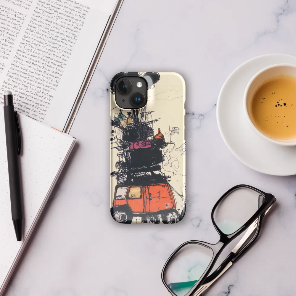 The Whimsical Hauler | Phone Case |  15 | Snap Case | Glossy