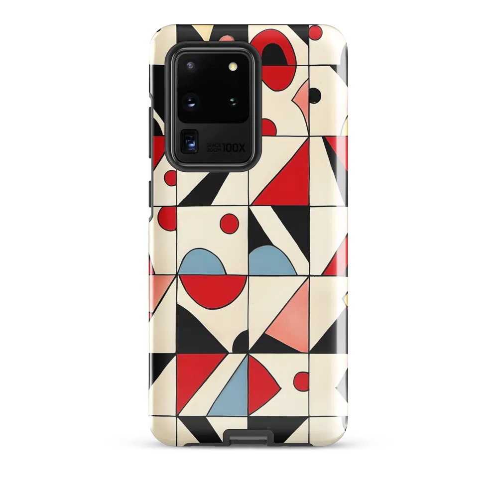 Dynamic Geometric Harmony | Phone Case |  S20 Ultra | Tough Case | Glossy