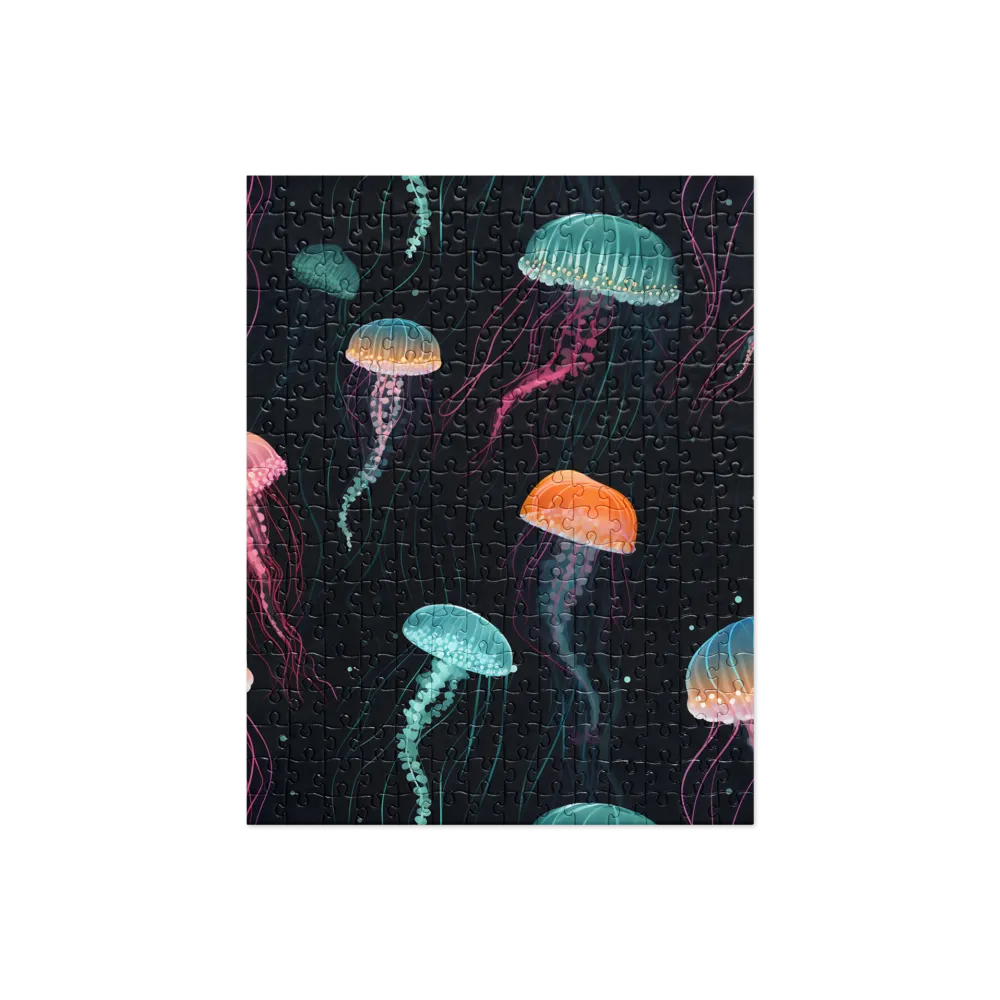 Ethereal Dance of Jellyfish | Jigsaw Puzzle | 252/520 pieces