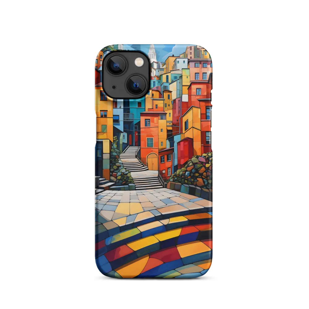 Vibrant Village: A Cubist Journey