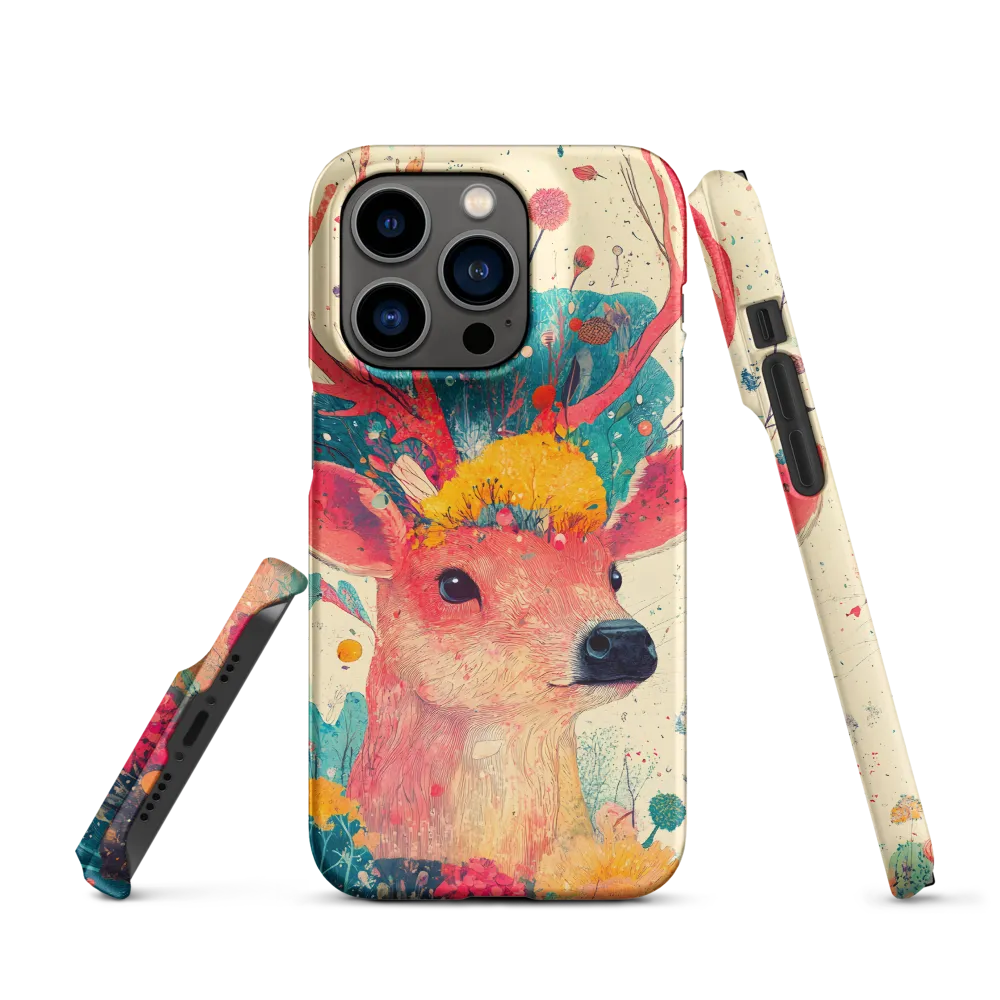 Whimsical Harmony: A Deer in Bloom