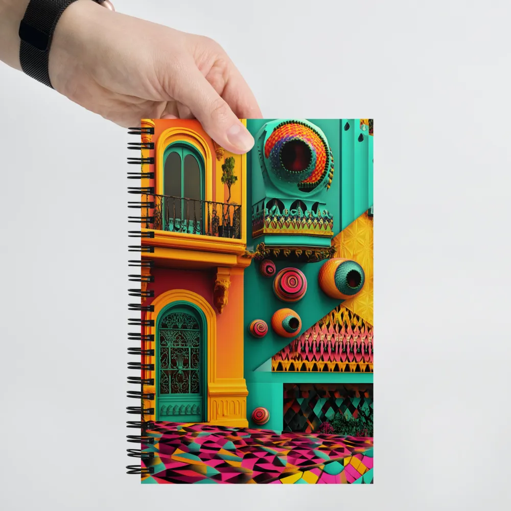 Architectural Dreams in Color | Spiral Notebook