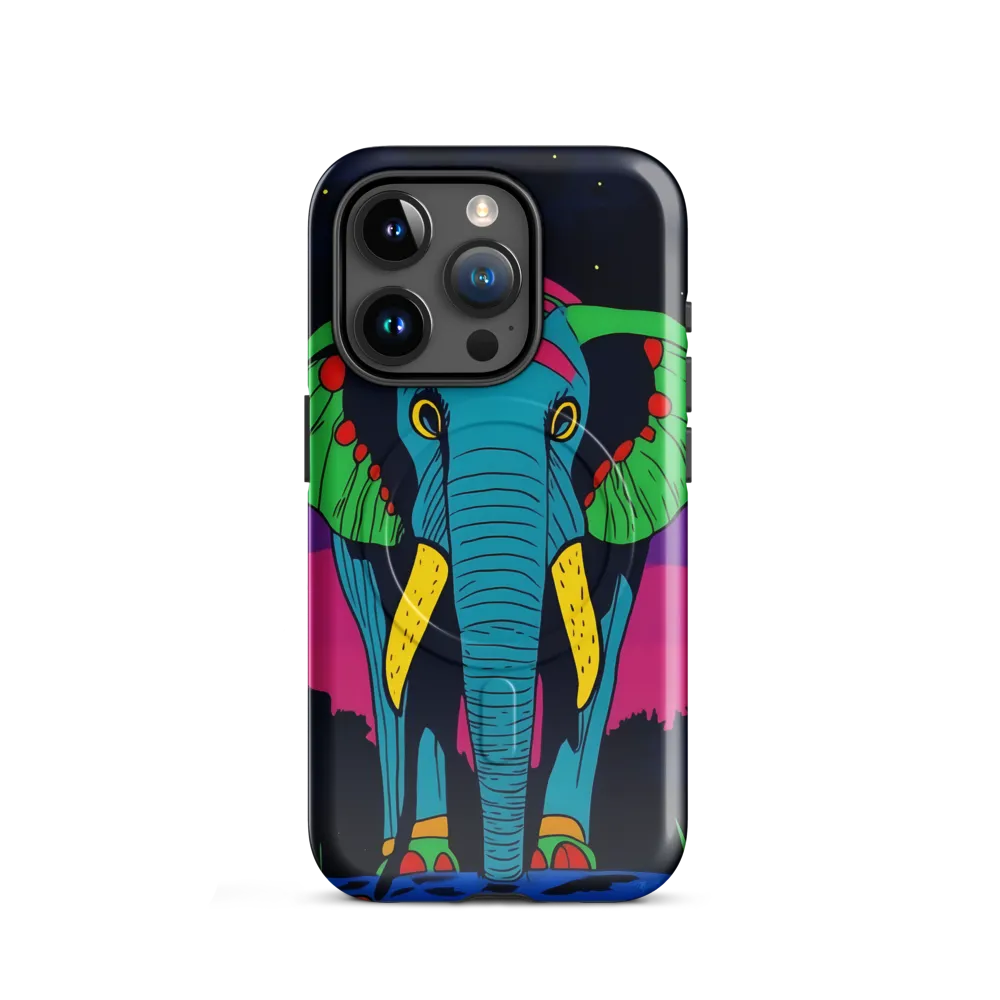 Whimsical Majesty: The Vibrant Elephant