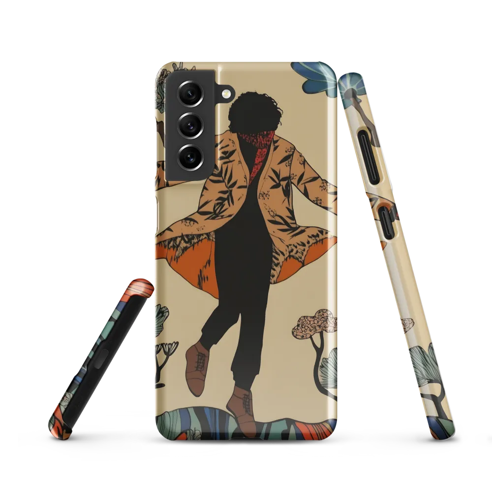 In Full Bloom: Embracing Nature's Whimsy | Phone Case |  S21 | Snap Case | Glossy