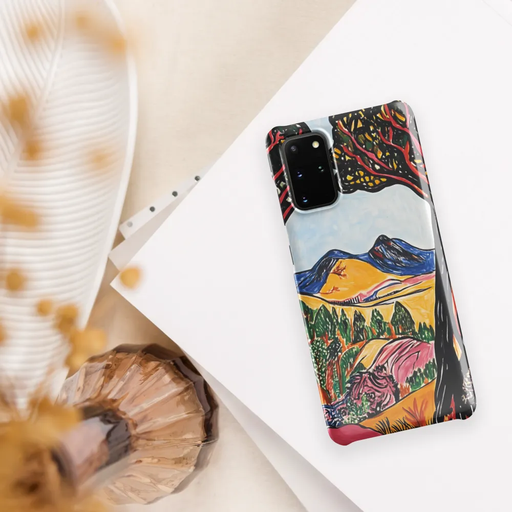 Vibrant Nature's Embrace | Phone Case |  S20 Plus | Snap Case | Glossy
