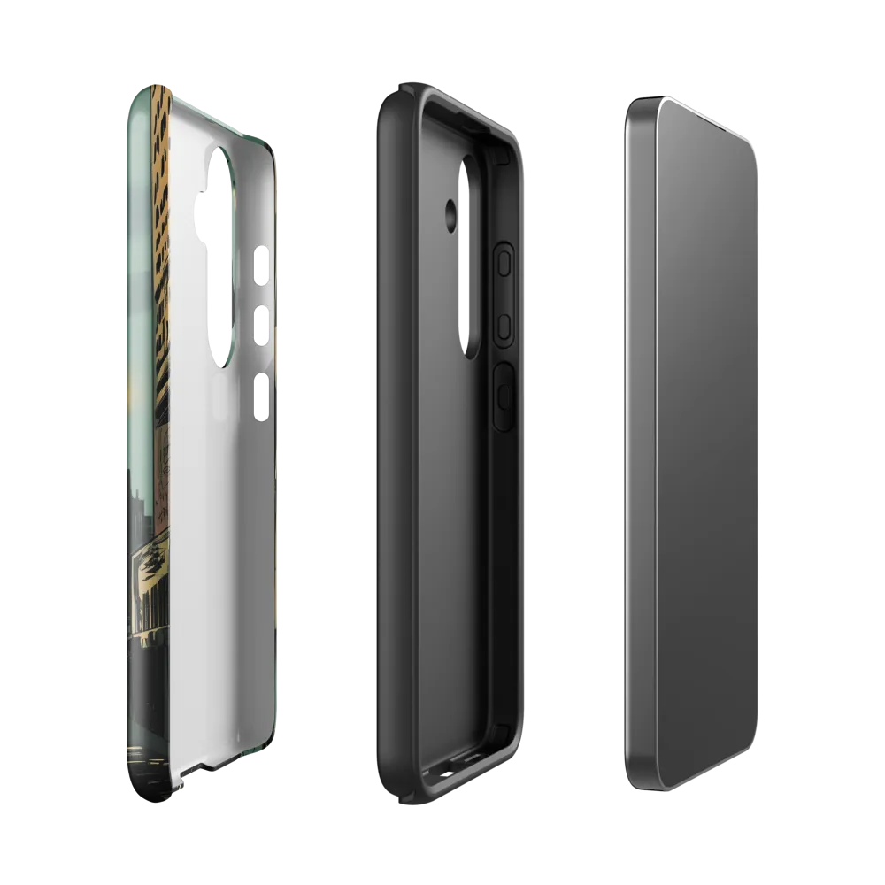 Shadows of Intrigue | Phone Case |  S24 | Tough Case | Glossy