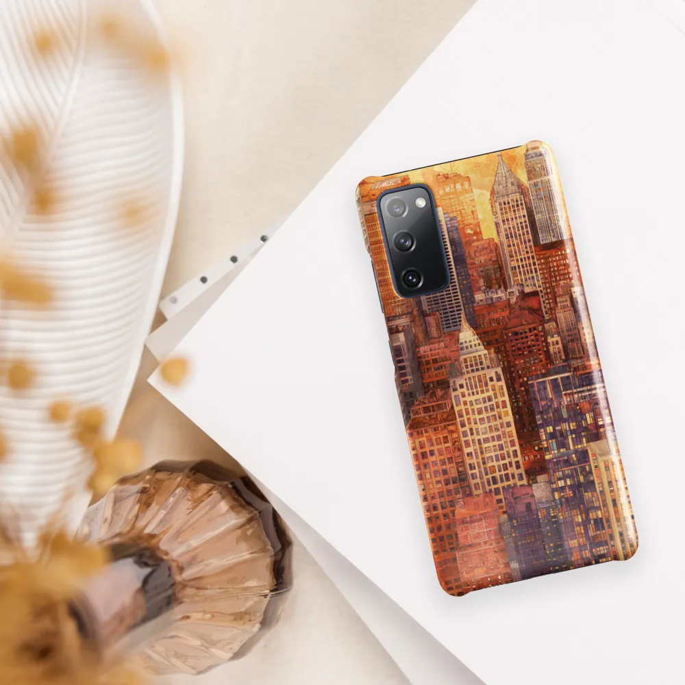 Golden Hour Over the City | Phone Case |  S20 FE | Snap Case | Glossy