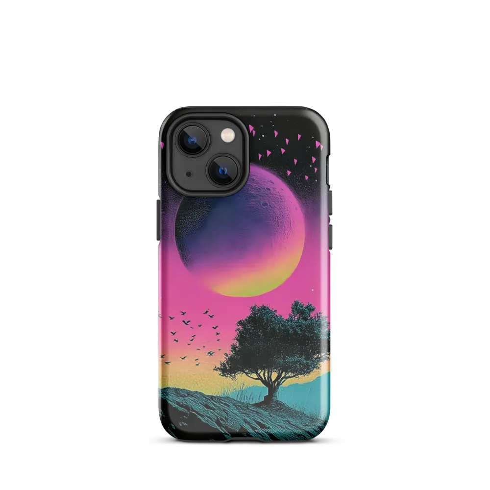 Dusk Under a Neon Moon