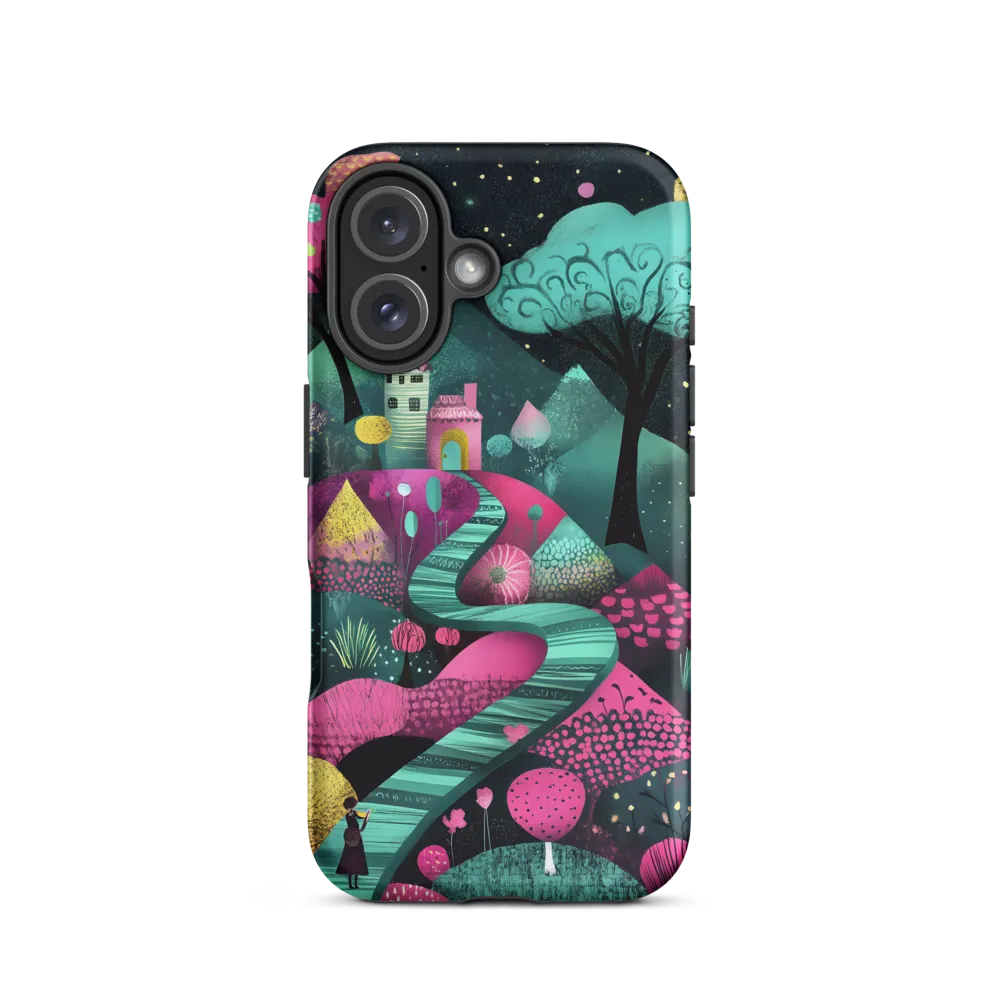 Whimsical Journey through Colorful Lands | Phone Case