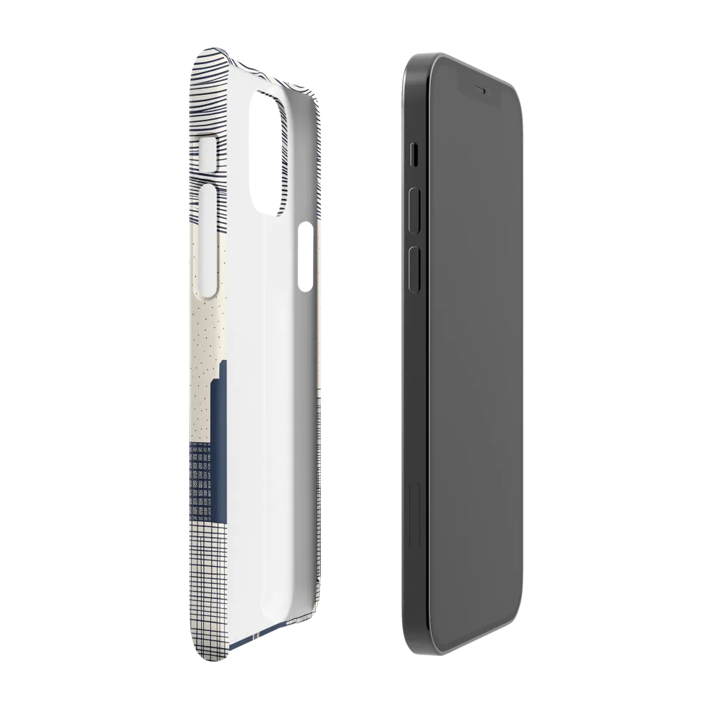 Urban Patterns: A Minimalist Skyline | Phone Case |  12 | Snap Case | Glossy