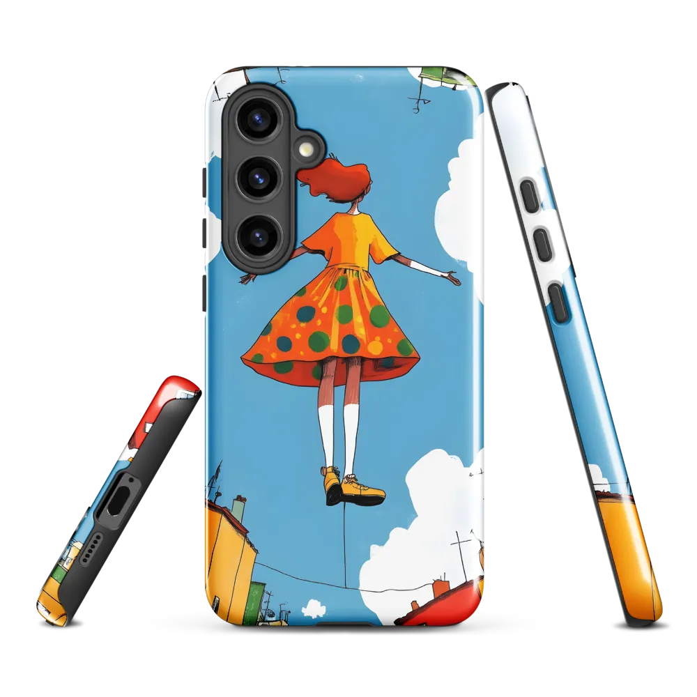 Floating Dreams in a Colorful Sky