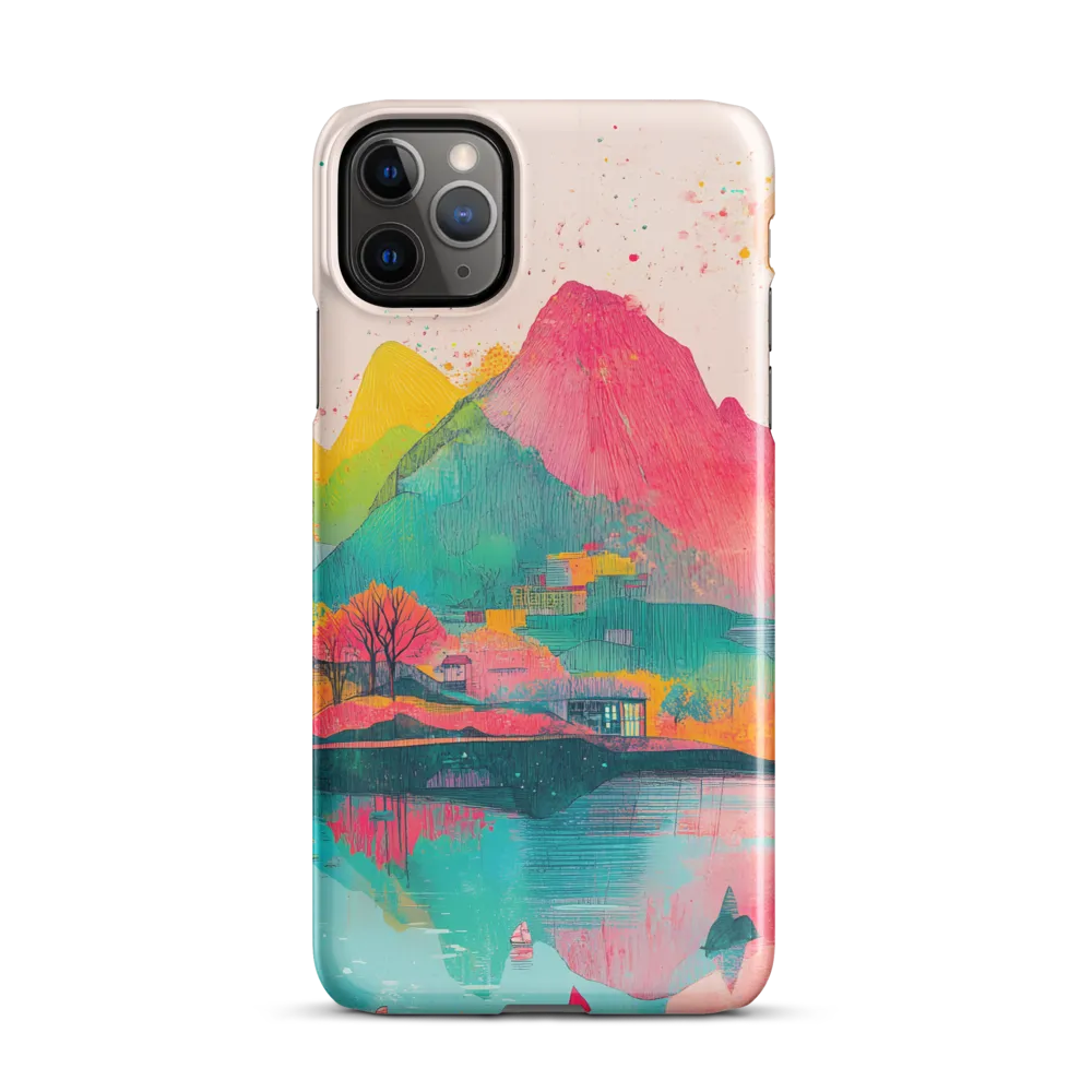 Vibrant Serenity: A Surreal Landscape | Phone Case |  11 Pro Max | Snap Case | Glossy