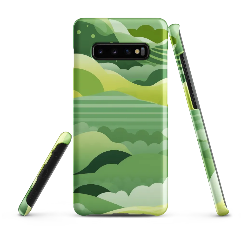 Tranquility in Green Waves