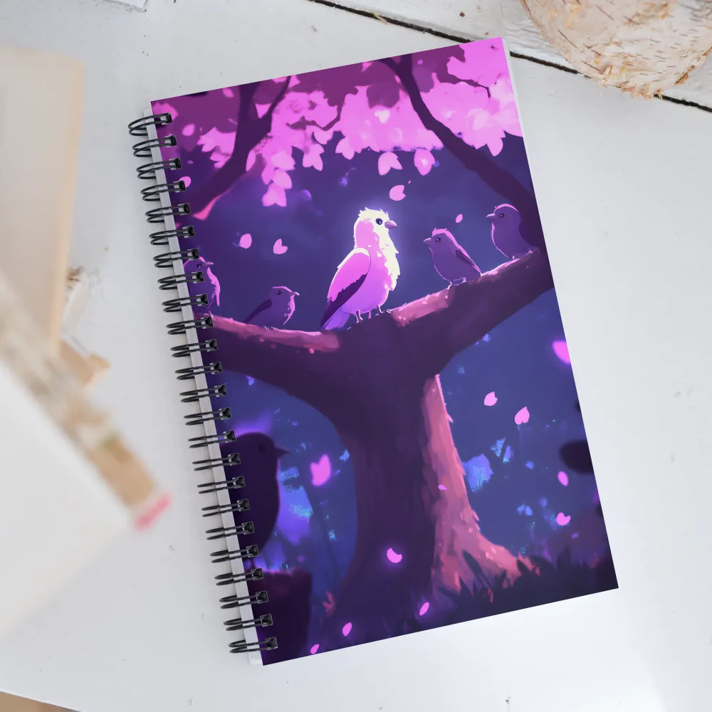 Whispers of the Blossom | Spiral Notebook