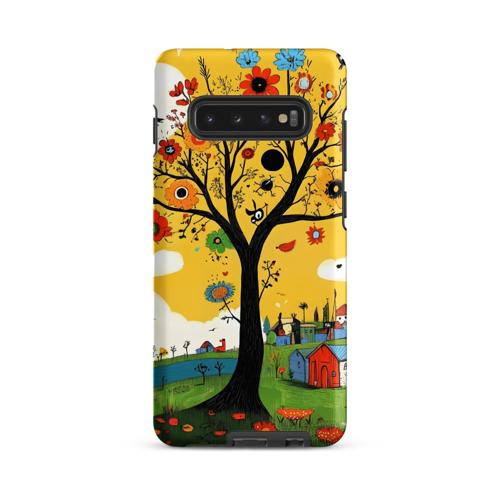 Whimsical Blooms of Life | Phone Case |  S10 Plus | Tough Case | Matte