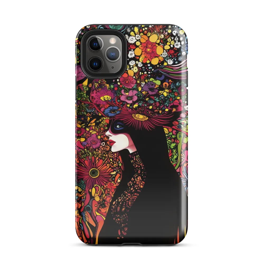 Mystical Flora: A Psychedelic Dream | Phone Case |  11 Pro Max | Tough Case | Glossy