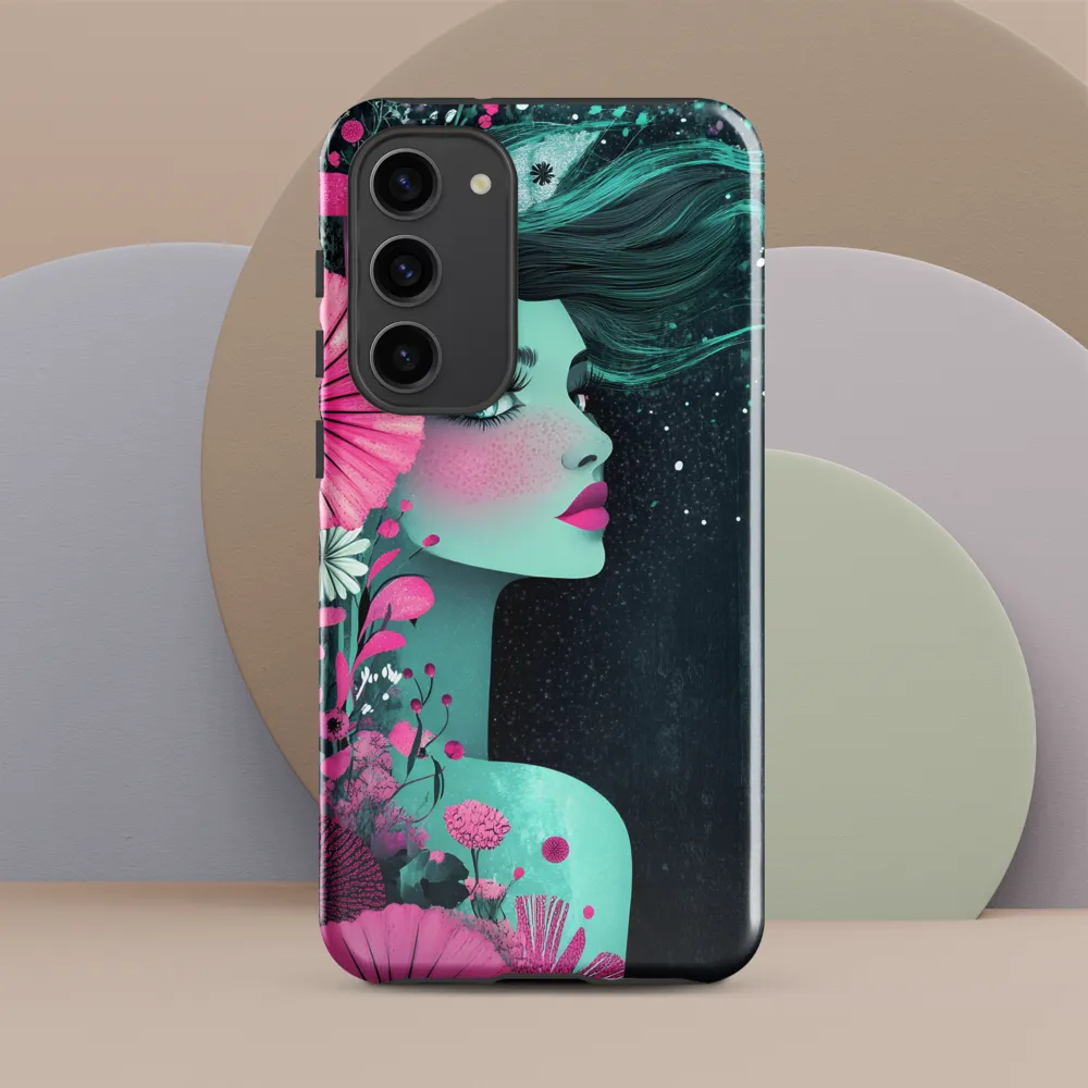 Floral Harmony: Portrait of Serenity