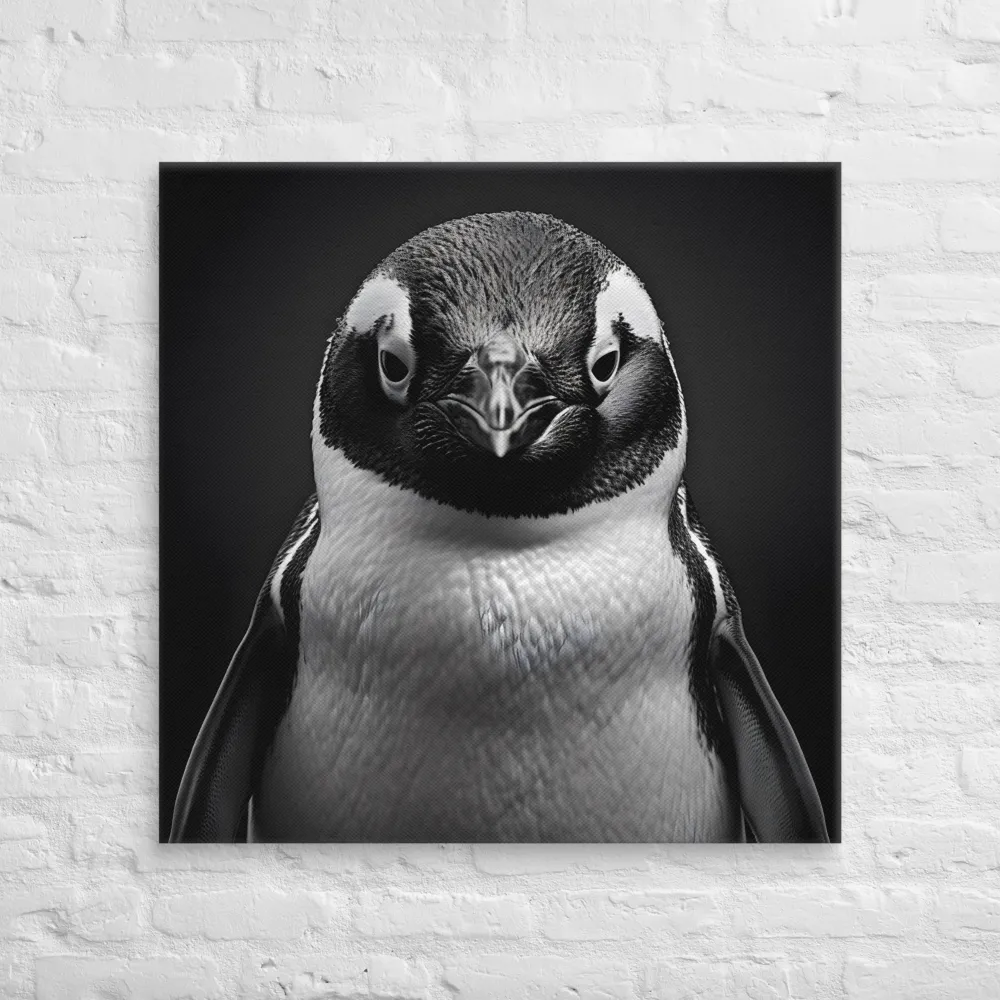 Majestic Penguin Portrait | Canvas | 32″×32″