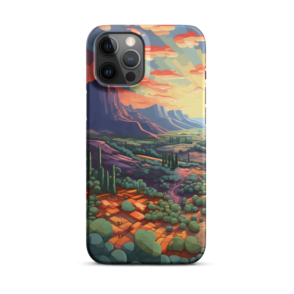 Desert Serenity at Dusk | Phone Case |  12 Pro Max | Snap Case | Matte