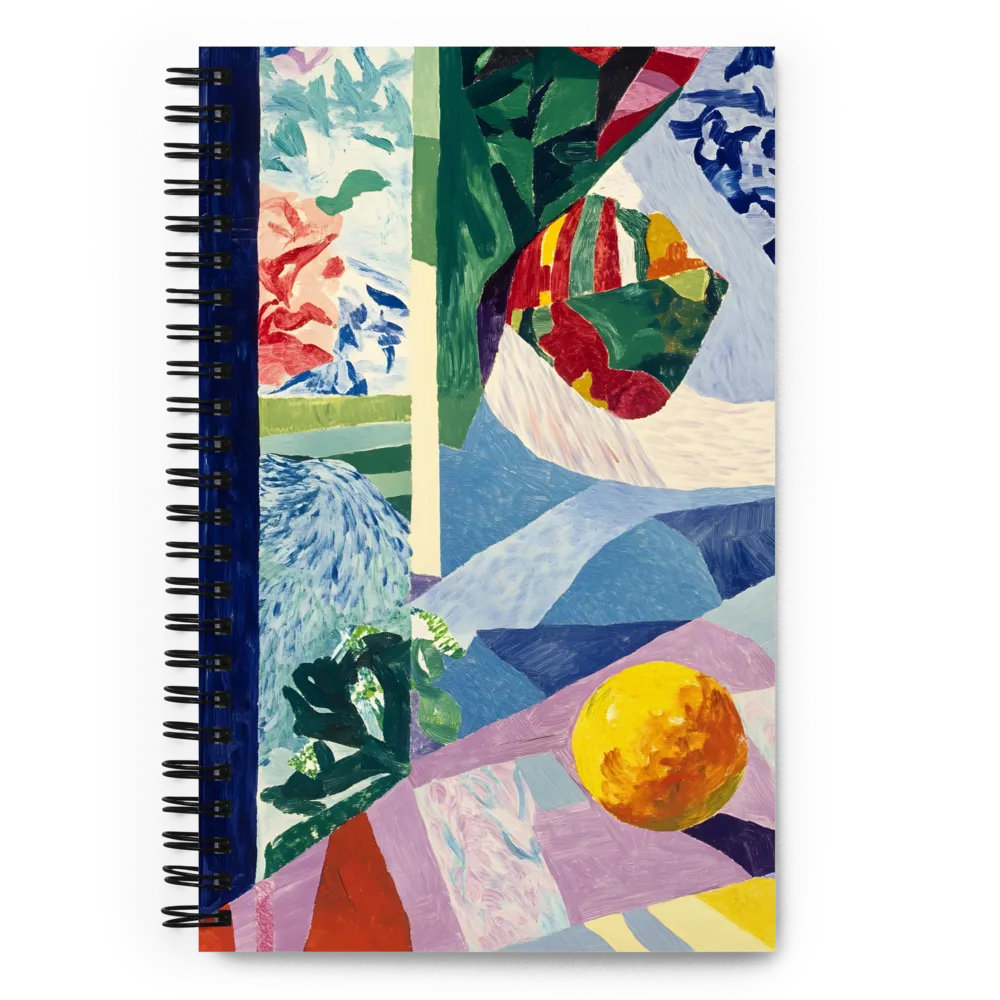 Playful Harmony in Color and Form | Spiral Notebook