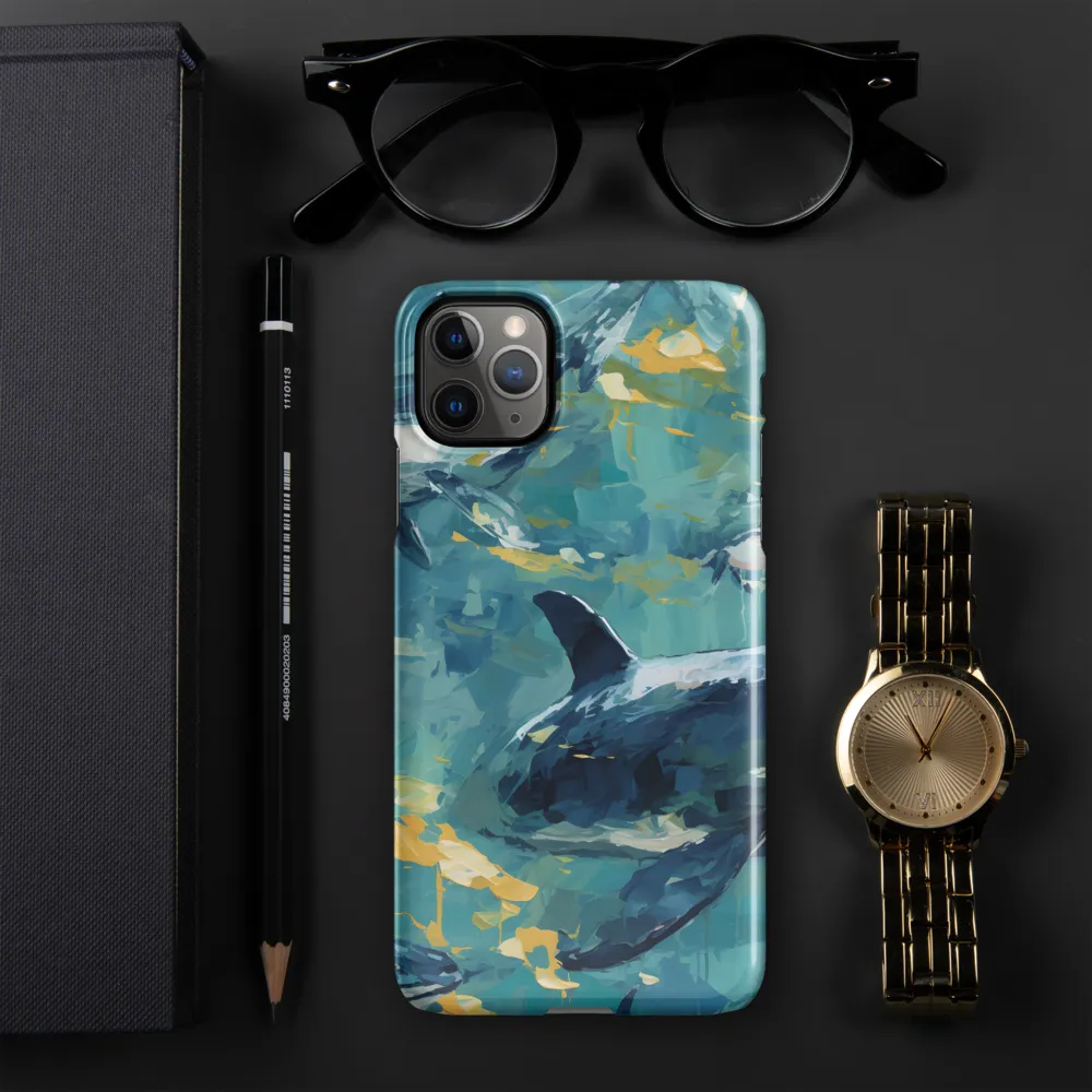 Beneath the Waves: A Symphony of Whales | Phone Case |  11 Pro Max | Snap Case | Glossy