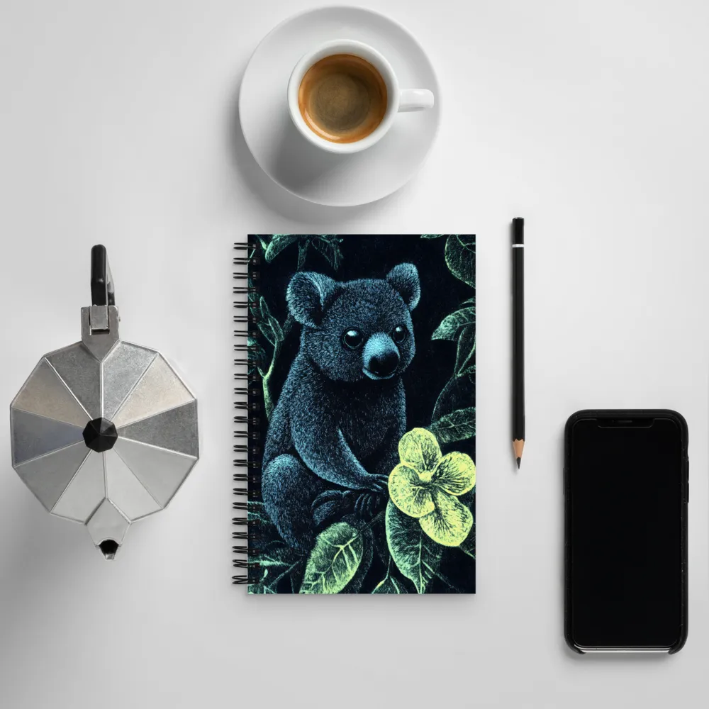 Whispers of Nature: The Enigmatic Koala | Spiral Notebook