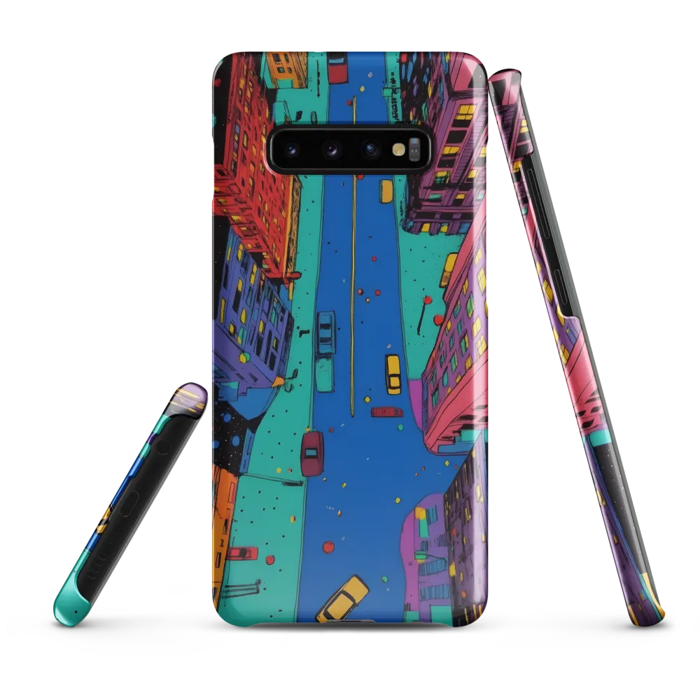 Aerial Dreamscape: The Pulse of Urban Life | Phone Case |  S10 Plus | Snap Case | Glossy