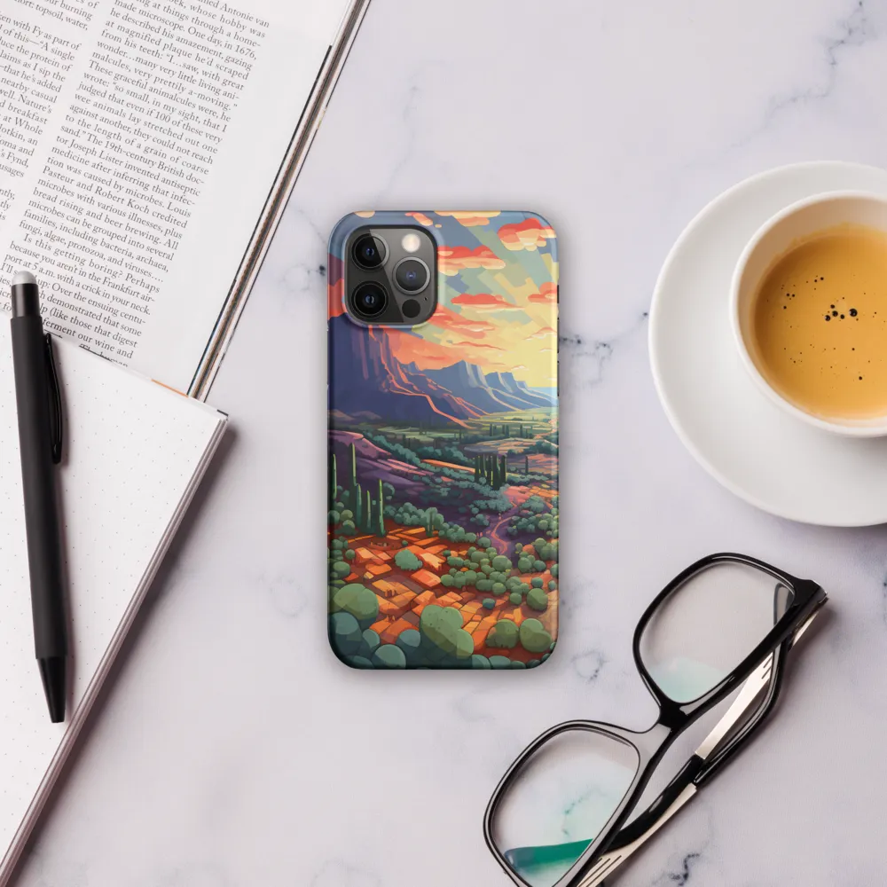 Desert Serenity at Dusk | Phone Case |  12 Pro | Snap Case | Matte