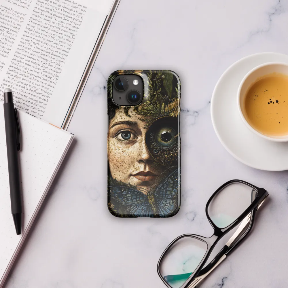 Nature's Embrace: A Surreal Portrait | Phone Case |  15 | Snap Case | Glossy