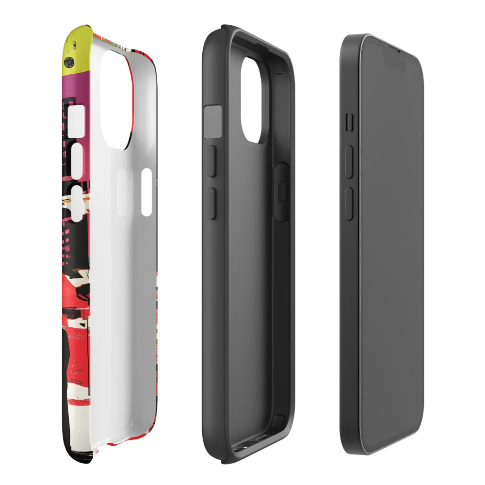 Urban Echoes: A Futuristic Reverie | Phone Case |  14 | Tough Case | Matte